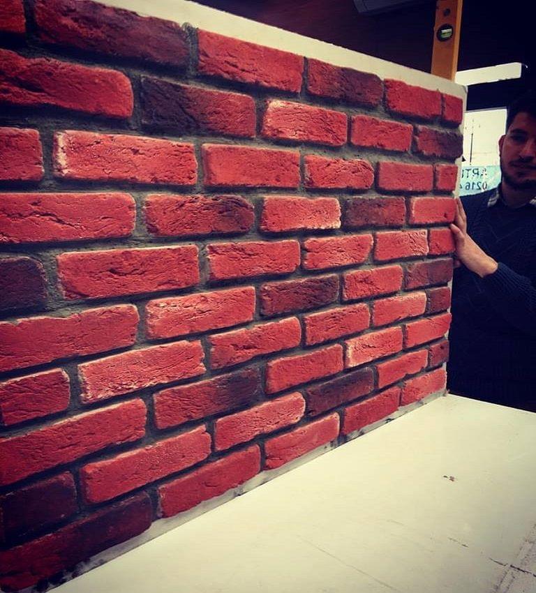Barok Tuğla Red 1210 Taş Duvar Panelleri