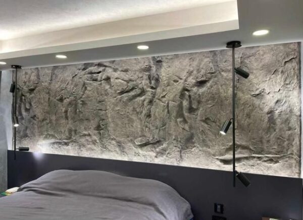 Yatak Başı Canyon Gris Dekoratif Fiber Panel Kaplama