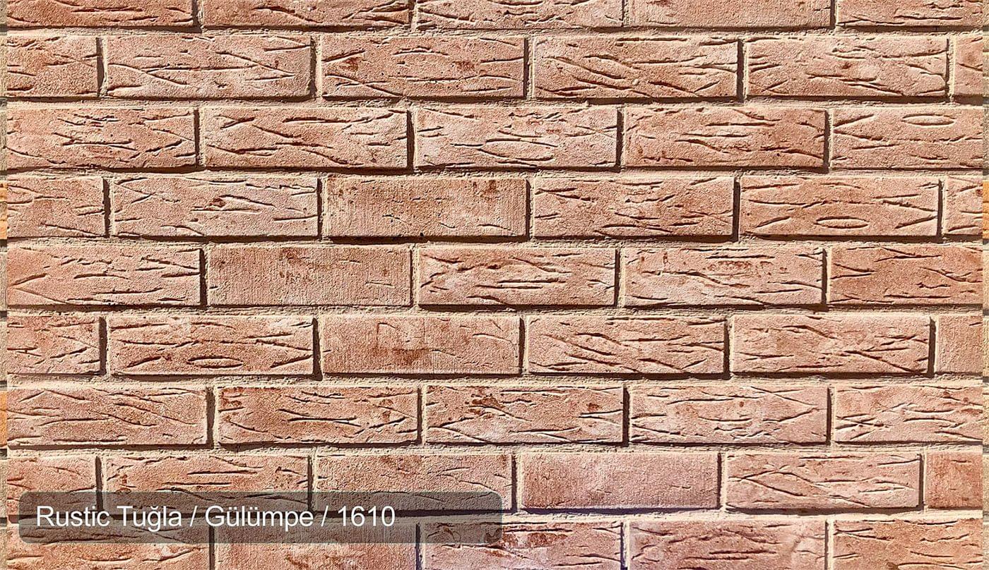 Rustic Tuğla Gülümpe Duvar Kaplama Modelleri M2 Fiyatları