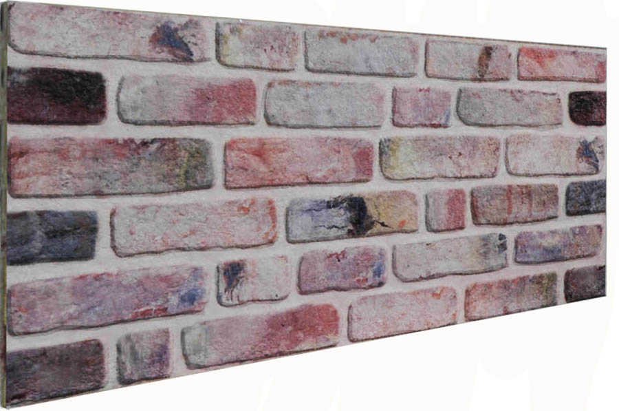 Pembe Tuğla Desenli Strafor Duvar Paneli Taş Duvar Panelleri