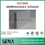 40 mm 120 Dns Yoğunlukta Bondex Ses yalıtım Süngerleri m2 Fiyatları