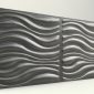 3D Strafor Duvar Panelleri Dalga Desenli Antrasit Modeli