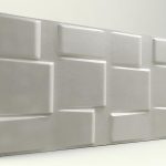3d strafor duvar panelleri kare inci beyaz