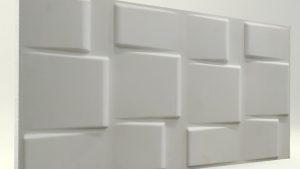 3d strafor duvar panelleri kare mat boyasız