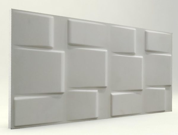 3d strafor duvar panelleri kare mat boyasız