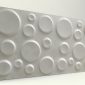 Elips İnci Beyaz 3D Strafor Duvar Panelleri
