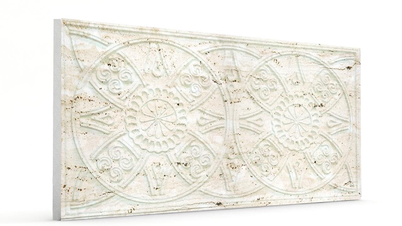 Osmanlı Deseni Güneş Kirli Beyaz Mermer Dokulu Strafor Duvar Panelleri Osmanlı Deseni Güneş Kirli Beyaz Mermer Dokulu Strafor Duvar Panelleri
