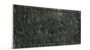 Osmanlı Dolunay Oymalı Strafor Duvar Paneli Antrasit Modeli