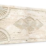 Osmanlı Dolunay Oymalı Strafor Duvar Paneli Krem Modeli