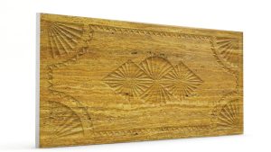 Osmanlı Dolunay Oymalı Strafor Duvar Paneli Sarı Modeli