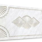 Osmanlı Dolunay Oymalı Strafor Duvar Paneli İnci Beyaz Modeli