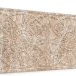 Osmanlı Güneş Desen Oymalı Strafor Duvar Paneli Kiraz Modeli