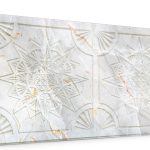Osmanlı Yıldız Desen Oymalı Strafor Duvar Paneli Gri Modeli