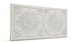Osmanlı Yıldız Desen Oymalı Strafor Duvar Paneli Mat Modeli