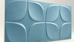Papatya Turkuaz 3D Strafor Duvar Panelleri m2 Fiyatları