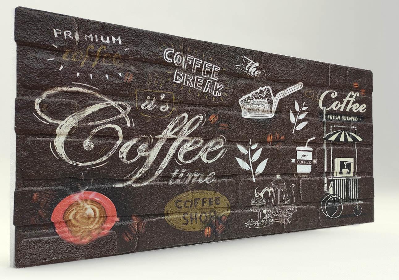 Coffee Tuğla Desenli Strafor Duvar Paneli Taş Duvar Panelleri